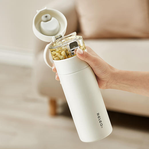 物生物 茗香商务智能泡茶保温杯470ml 6970350845825 商品图3