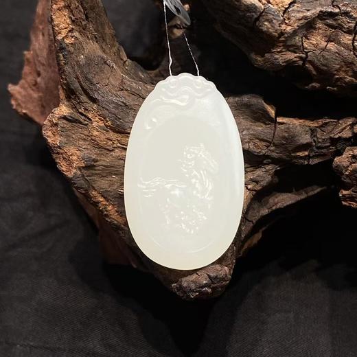 【快抱】【于田产和田玉于田料白玉生肖马】出证书，发货1~5天，48小时鉴赏期 商品图2