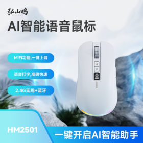 优选丨 AI智能语音 MIFI鼠标 HM2501 一键上网
