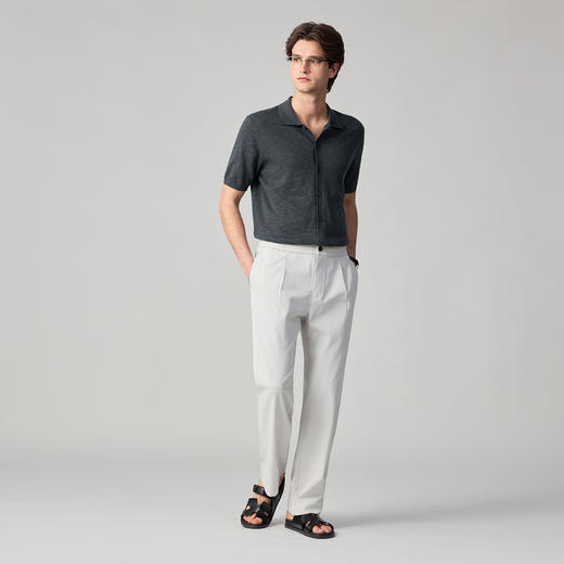 棉麻高腰休闲裤 商品图3