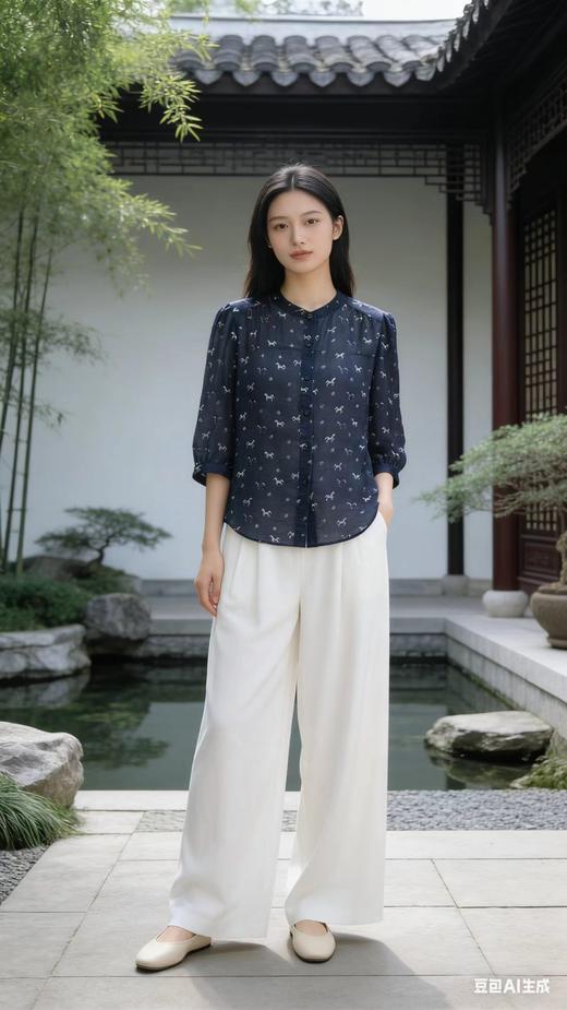 64B528春上新 时尚气质小衫 商品图2