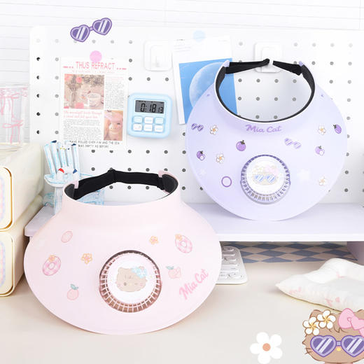卡通可爱遮阳风扇帽风扇-纪念日百货门店同款170744977 商品图0