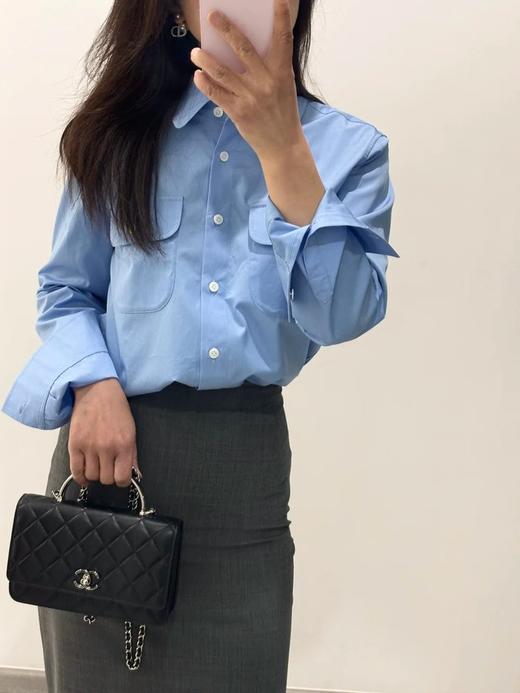 【高品质私服】【IC全棉府绸长袖衬衫】清新淡雅如春日晴空，温柔中带着活力，G1310-CC【无标出货 介意慎拍】 商品图8