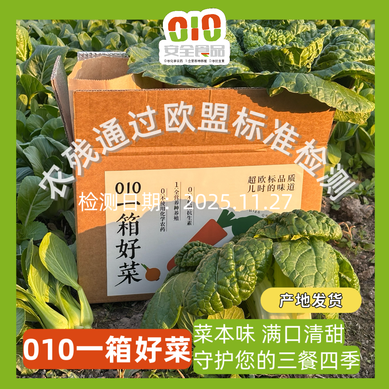 010一箱好菜  菜本味  三餐四季的守护 从菜园到餐桌 大部分带根发货 随吃随取