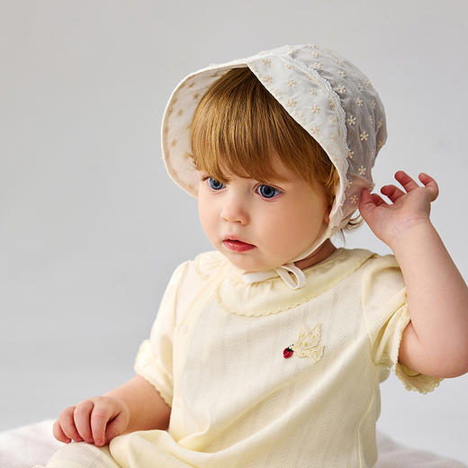 迷你巴拉巴拉婴儿连体衣柔软亲肤竹棉抑菌透气居家爬服2026新品夏 商品图3