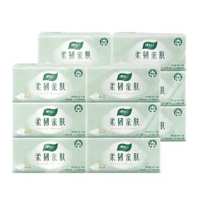 心相印 云感柔韧亲肤三层100抽12包塑装抽纸（6包*2提） ZTA0005593