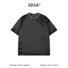 SDSA男装2026新款高贵轻奢韩系扎染简约缝线圆领短袖T恤百搭上衣 商品缩略图0
