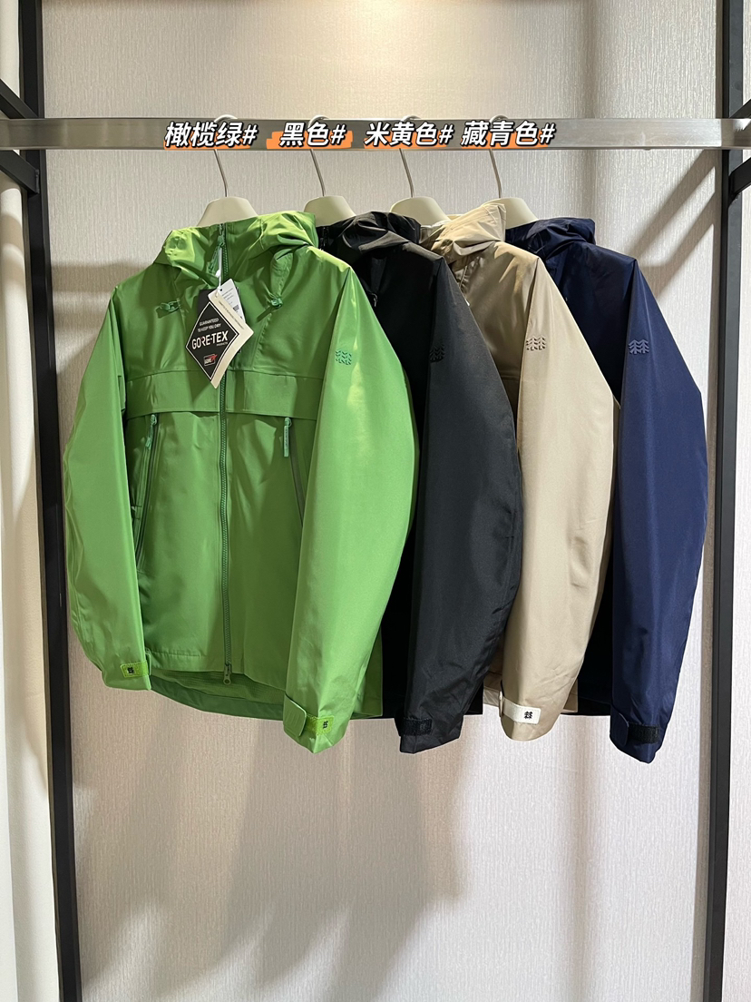 韩国订单可陇Windchaser女士连帽风衣冲锋衣外套032601