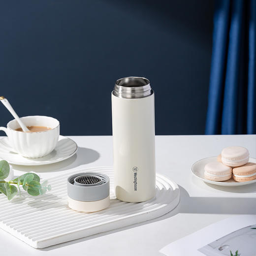 西屋 尊悦随行保温杯素雅白450mL WB452-CNW 商品图4