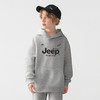 【儿童服饰丨JeepKids吉普儿童户外运动连帽卫衣】130-175码可选，华棉复合面料，质地柔软，贴合身体不紧绷，玩耍更自在，环保印染高色牢度，不易褪色，版型简约时尚，适合多场景穿搭 商品缩略图4