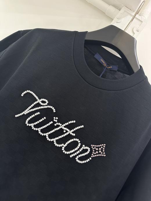 中性款字母短袖T恤he 商品图2