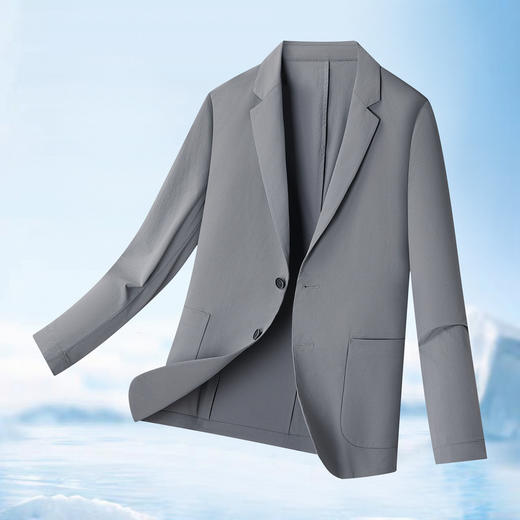 【高弹舒适】圣得西西装男外套2026新款春季商务休闲通勤薄款上衣 商品图14