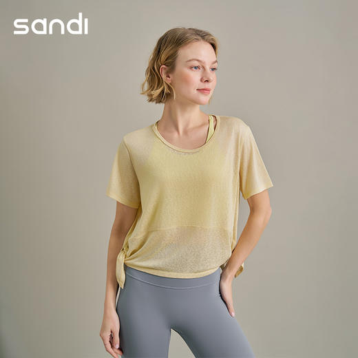 2026春夏三蒂ST26024 sandi短袖罩衫 商品图3