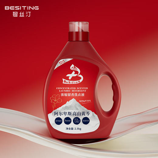 BESITING碧丝汀 阿尔卑斯高山黄芩浓缩留香洗衣液2.5kg 6976409160567 商品图2