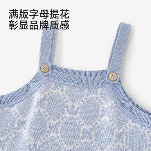 【高定系列】英氏哈衣套装男宝宝春夏连身衣背心哈衣长袖上衣套装 商品图4
