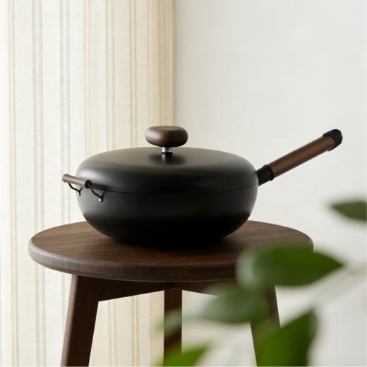 锅具清仓【velosan温仑山鹅卵石三代铁锅】礼品渠道 包装微瑕 产品是全新的  介意慎拍    0401 商品图4