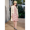【桑蚕丝印花裙】2026春季新款时尚减龄泡泡袖A字连衣裙 商品缩略图4