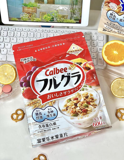 日本Calbee卡乐比富果乐水果麦片 600g/袋 商品图0