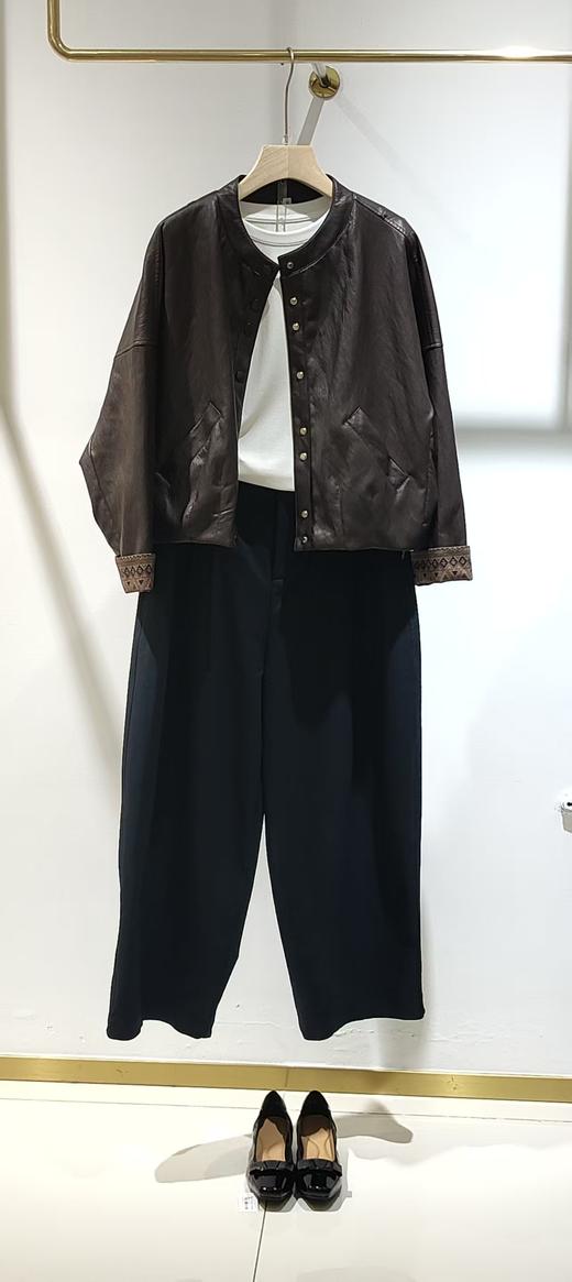 641011春上新 短款蛋白皮皮衣 商品图5