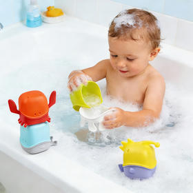 美国Boon 海洋小动物可互换洗澡玩具杯4件套 不含BPA