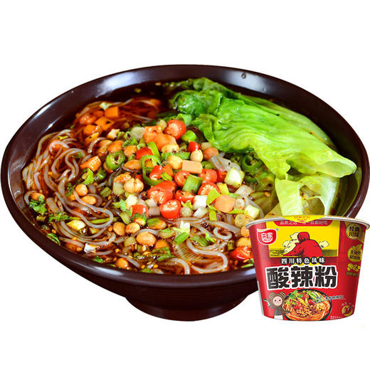 白家陈记 酸辣粉 108g/桶 商品图3