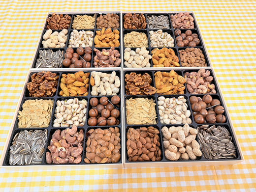 豪华坚果九分格-精美木盒 商品图2