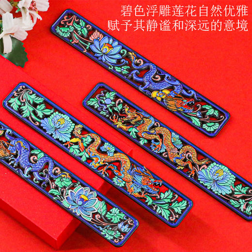 【明代龙纹琉璃浮雕冰箱贴】金属磁吸中国风文创旅游纪念品节日伴手礼 商品图2