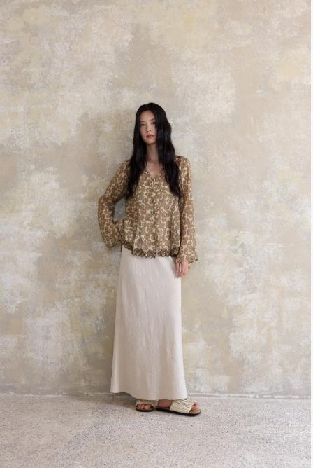 【春假专区】TALASA女装腰果花刺绣小衫22612X596 商品图0