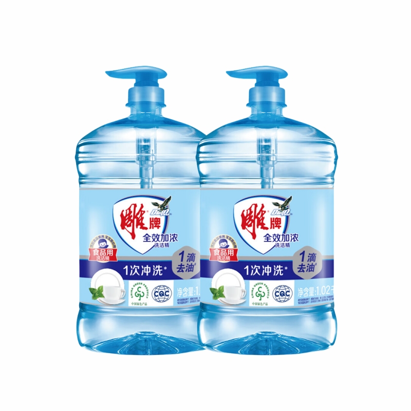 雕牌 全效加浓洗洁精1.02kg*2瓶 dp-qx2pn