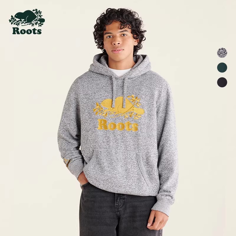 【2件9折】【ROOTS】男式50周年系列连帽卫衣