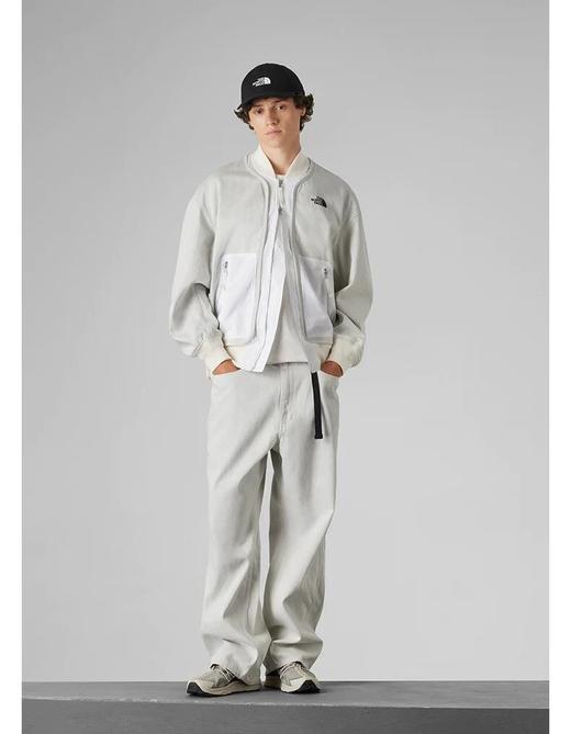 男休闲外套牛仔假两件户外两色棒球服夹克， 假两件风格设计 商品图1