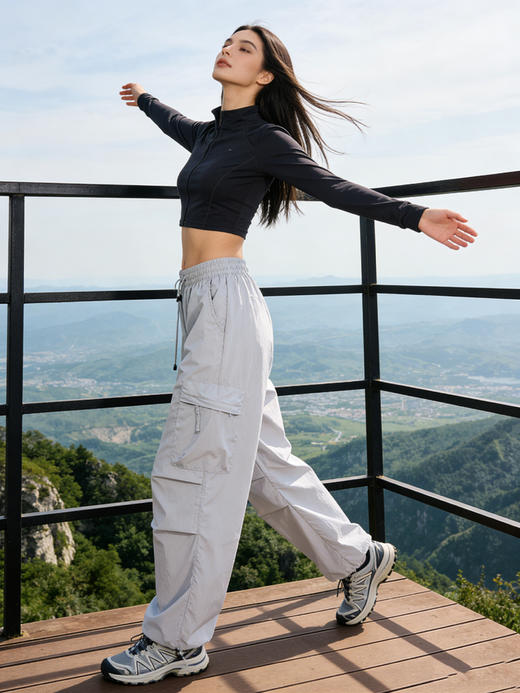 💥谁懂啊！这条【Schenvega山海云朵情侣速干防晒裤A60-2619款】真的长在我审美点上了✨ 软 fufu 的质感 + 清爽配色，💗简直是为春夏量身定做的！ 商品图2