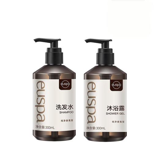 自然堂 euspa闻花听雨洗发水沐浴露组合300ml*2 6947991272570 商品图0