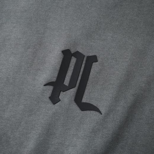 PINLI品立2026夏季新款字母印花圆领短袖T恤男士上衣BG262111504 商品图3