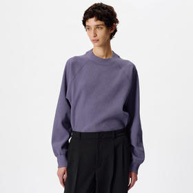 Goldwin WF L/S T-shirt 女装防紫外线轻量华夫格半高领长袖T恤