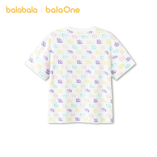 【balaOne】巴拉巴拉童装儿童短袖t恤男女童2026新款夏装吸湿速干 商品图2