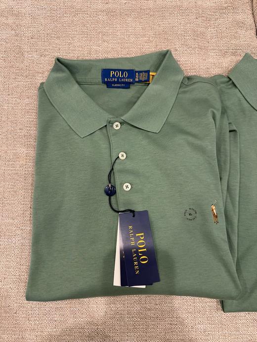 到手价899元 经典版 拉夫劳伦专柜款 男士Polo三扣柔肤棉Polo衫 彩马标 100%棉 美国代购，无中文标签，介意慎拍 商品图6