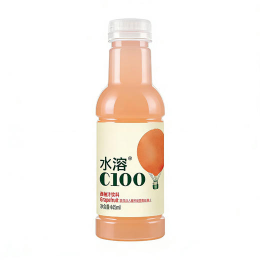 【BF】农夫山泉水溶c100果汁饮品445ml/瓶 血橙柠檬西柚 商品图1