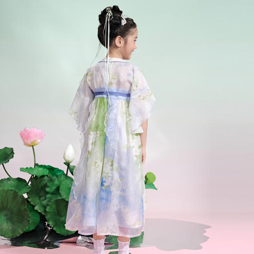 笛莎Deesha 2026年夏季新款观山见女童连衣裙 商品图4