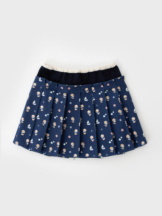 Kaiy Xiao 航海歌谣 满铺海军小兔 百褶裙 商品图4