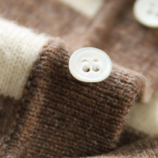 安东尼奥A&N 秋冬时尚条纹撞色男式翻领羊毛衫软糯亲肤针织休闲毛衣4222006 商品图1