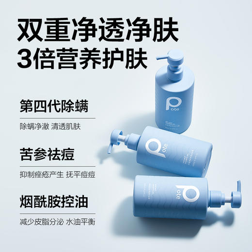 柏缇 海盐净透沐浴露505ml POTE-035 商品图2