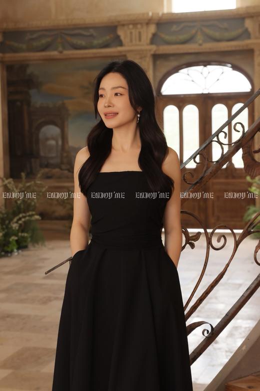 【门店同款】ENJOY夏季网纱多种穿法经典小黑裙 170694421 商品图2