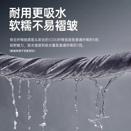 固特威洗车毛巾双面吸水不留水印汽车专用不掉毛擦车内饰无痕抹布 商品图3