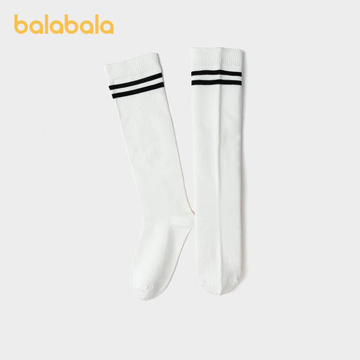 【商场同款】巴拉巴拉女童袜子夏季网眼袜透气长筒袜学院风两双装 商品图2