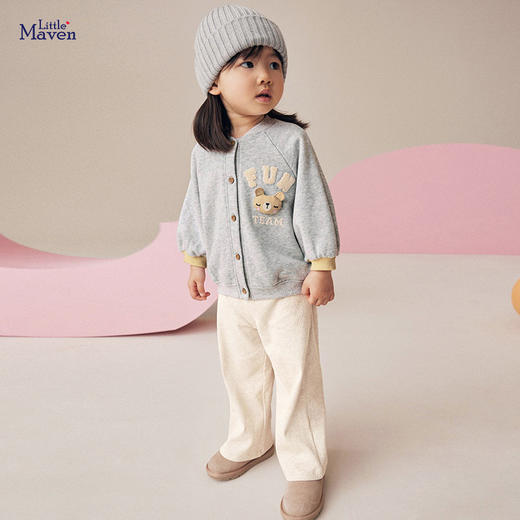 【可爱立体公仔装饰】Little maven女童外套上衣 可爱立体装饰童装 潮流童。rh 商品图0