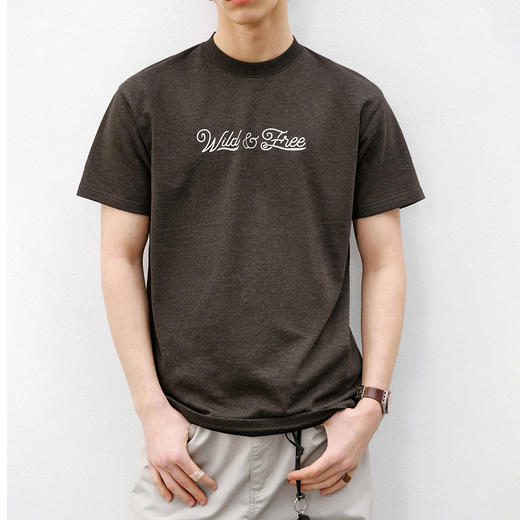 714street复古质感花纱面料短袖2026夏季短宽版型老钱风情侣T恤男 商品图0