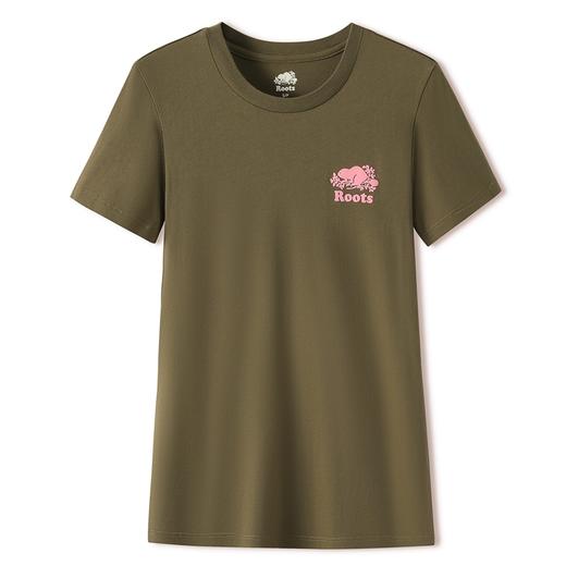 【2件9折】【ROOTS】女式海狸修身短袖T恤 商品图6