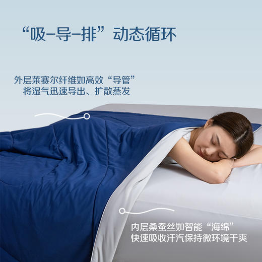 2026新款莱赛尔冰蚕夏被 可机洗莱赛尔蚕丝夏凉被 商品图4