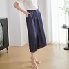 米思阳2024夏季新款通勤简约牛仔休闲裤高腰显瘦垂感阔腿裤女2273 商品缩略图2